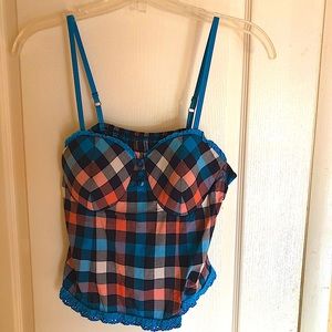 Just Sweet Cotton Bustier XL